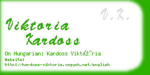 viktoria kardoss business card